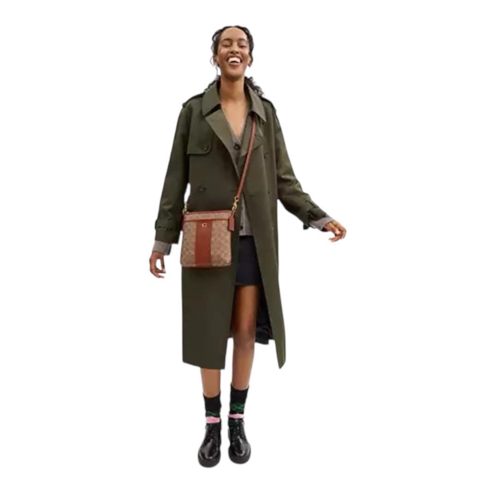 Coach Brown and Tan Crossbody Bag - Picture 6 of 9